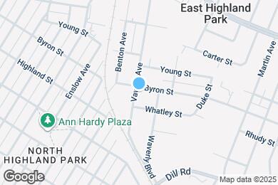 Map image of the property - 1401 Byron St