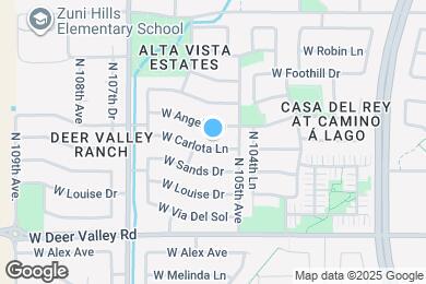 Map image of the property - 10530 W Carlota Ln