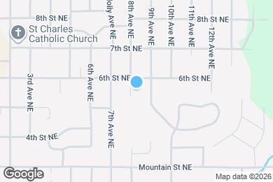 Map image of the property - 509 8th Ave NE