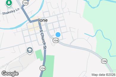Map image of the property - 314 S Arroyo Seco St
