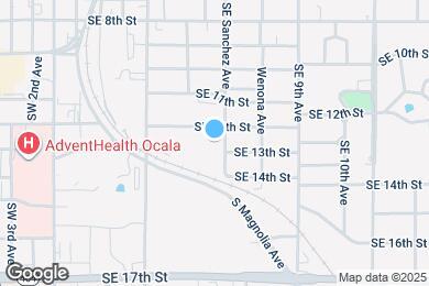 Map image of the property - 1222 SE Sanchez Ave