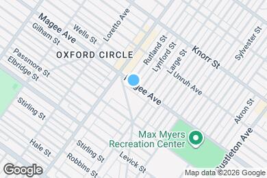 Map image of the property - 1524 Magee Ave