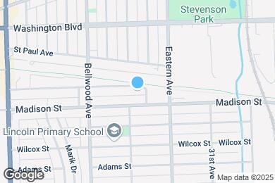Map image of the property - 3414 Warren Ave