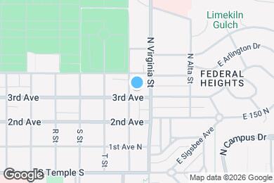 Map image of the property - 1211 E 3rd Ave