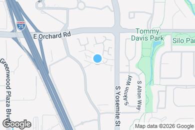 Map image of the property - 6001 S Yosemite St