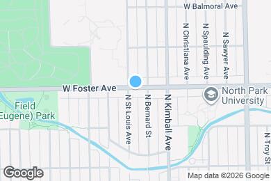 Map image of the property - 3447 W Foster Ave