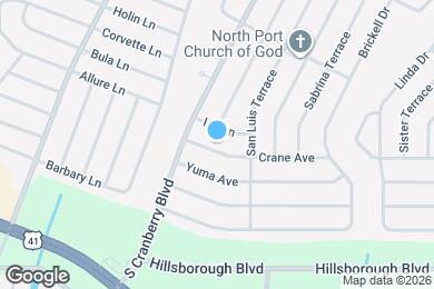 Map image of the property - 2912 Crane Ave