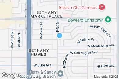 Map image of the property - 5719 N 23rd Ave