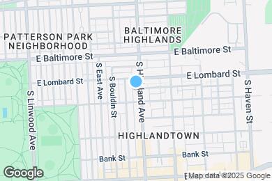 Map image of the property - 124 S Highland Ave