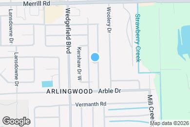 Map image of the property - 2560 Eastill Dr