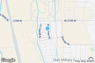 Map image of the property - 4406 W 2550 N