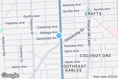 Map image of the property - 3160 S Le Jeune Rd