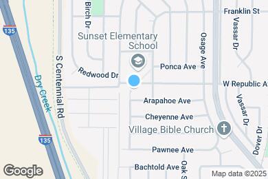 Map image of the property - 1009 Apache Dr