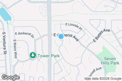 Map image of the property - 2821 S Argonne St