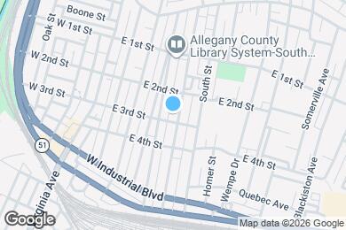 Map image of the property - 219 Pennsylvania Ave