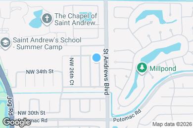 Map image of the property - 3509 NW 25th Way