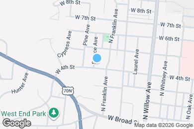 Map image of the property - 401 Spruce Ave