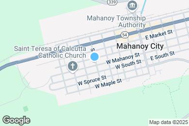 Map image of the property - 403 W Mahanoy St
