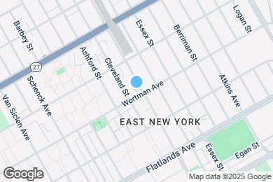 Map image of the property - 449 Wortman Ave