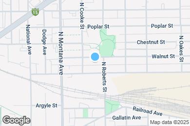 Map image of the property - 1319 Walnut St