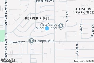 Map image of the property - 2719 E Charleston Ave