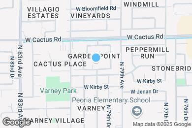 Map image of the property - 11959 N 80th Ave