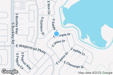 Map image of the property - 17496 E Temple Dr