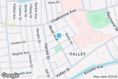 Map image of the property - 109 River Ave