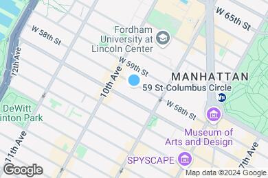 Map image of the property - 444 W 58th St