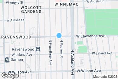 Map image of the property - 4752 N Paulina