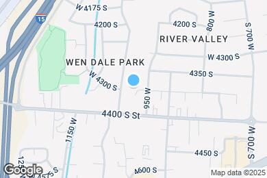 Map image of the property - 964 W 4375 S