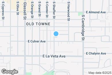 Map image of the property - 375 S Shaffer St
