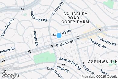 Map image of the property - 1752 Beacon St