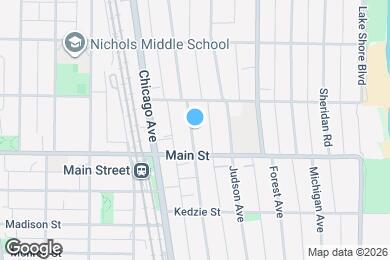 Map image of the property - 925 Hinman Ave