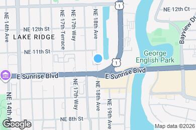 Map image of the property - 1034 NE 18th Ave