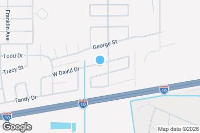 Map image of the property - 2612 W David Dr