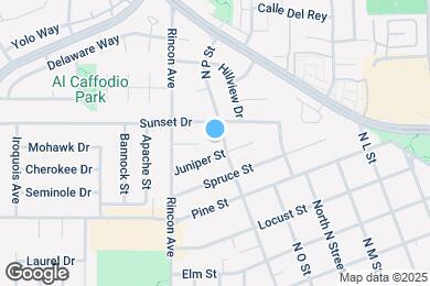 Map image of the property - 1115 N P St