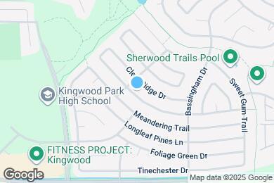 Map image of the property - 2419 Sherwood Hollow Ln
