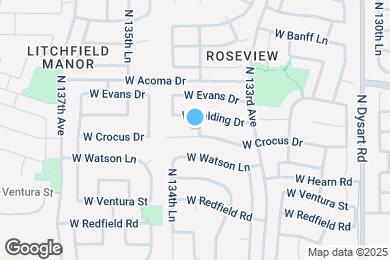 Map image of the property - 13426 W Crocus Dr