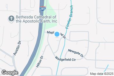 Map image of the property - 3928 Bluffton Ct
