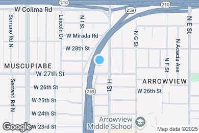 Map image of the property - 840 W 27th St