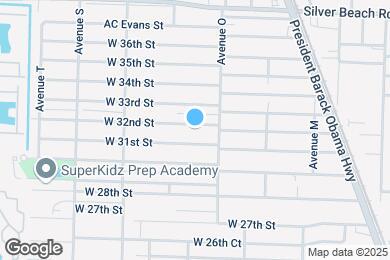 Map image of the property - 1349 W 32nd St