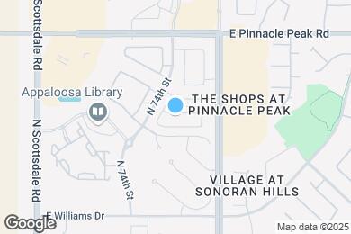 Map image of the property - 7441 E Via De Luna Dr