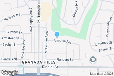 Map image of the property - 16845 Armstead St