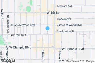 Map image of the property - 927 1/2 S New Hampshire Ave