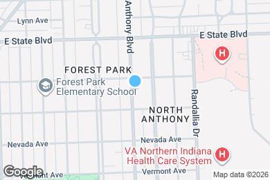 Map image of the property - 2008 N Anthony Blvd