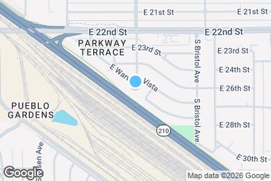 Map image of the property - 1519 S Tucson Blvd