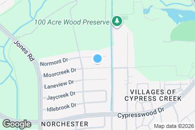 Map image of the property - 10518 Moorcreek Dr