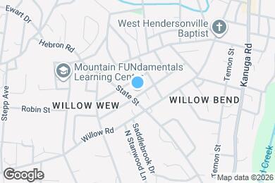 Map image of the property - 1111 Cherokee Dr