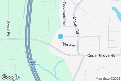 Map image of the property - 1734 Jajef Ave